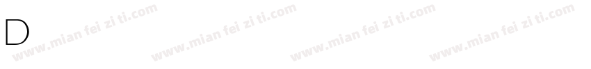 DINSchrift Light字体转换
